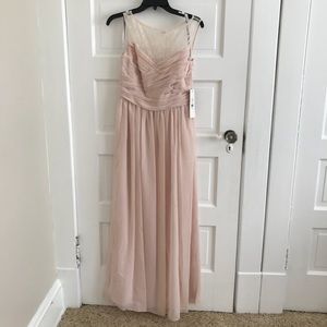 NWT! Monique Lhuiller Blush Pink Bridesmaids Dress